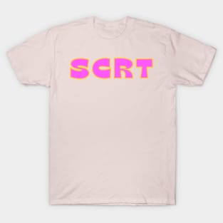 scrt only typography logo T-Shirt